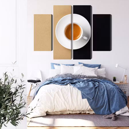 Canvastavla - A cup of italian coffee