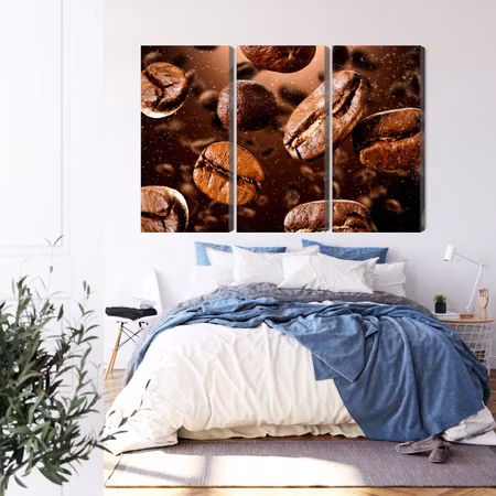 Canvastavla - Brown coffee beans