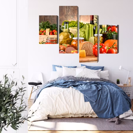 Canvastavla - Plank of plenty