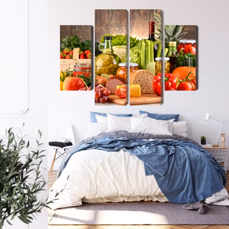 Canvastavla - Plank of plenty