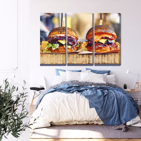 Canvastavla - Vegan burgers