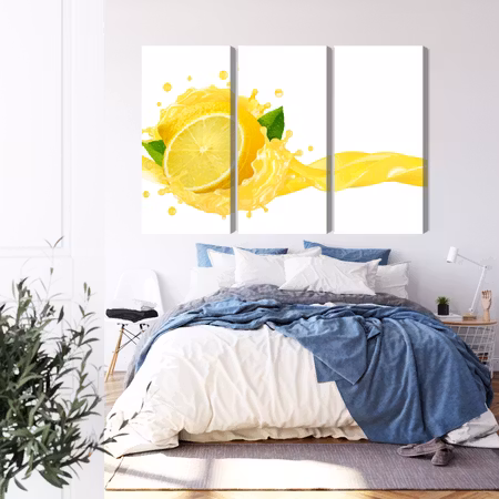 Canvastavla - Fresh lemon juice