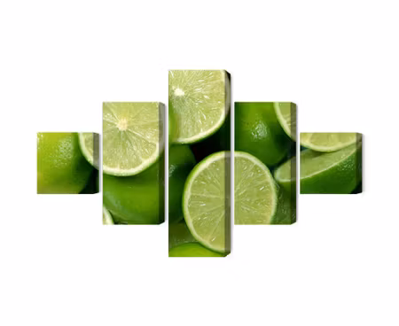 Canvastavla - Lime halves