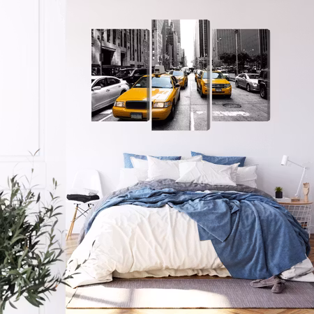 Canvastavla - Taxis in new york