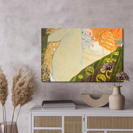 Canvastavla - Oil on canvas. oil painting. gold leaf.