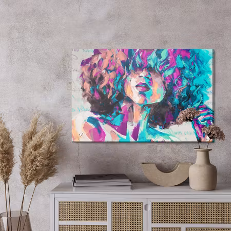 Canvastavla - Louise - oil painting. conceptual