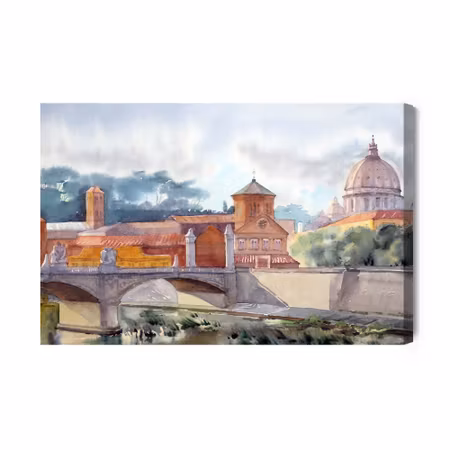 Canvastavla - Beautiful landscapes of rome