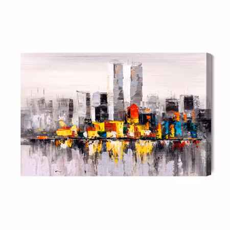 Canvastavla - Abstract painting new york city
