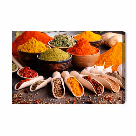 Canvastavla - Colorful oriental spices
