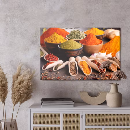 Canvastavla - Colorful oriental spices