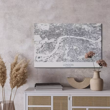 Canvastavla - London’s map