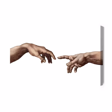 Canvastavla - Adam's minimalist creation