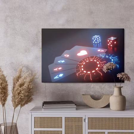 Canvastavla - Neon game set