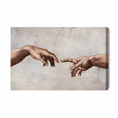 Canvastavla - The creation of adam