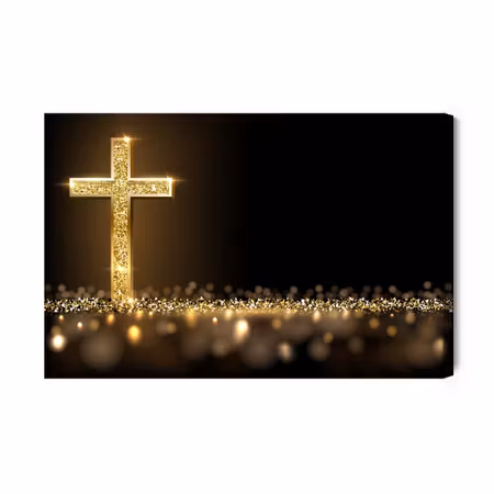 Canvastavla - The golden cross