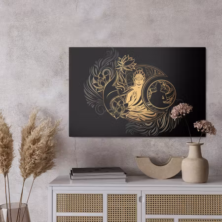 Canvastavla - Buddha image