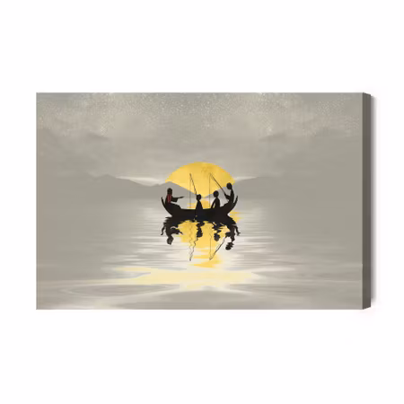 Canvastavla - Jesus with his disciples