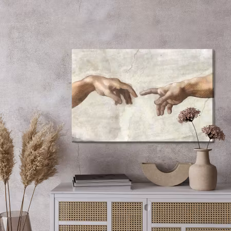 Canvastavla - Adam's painted creation