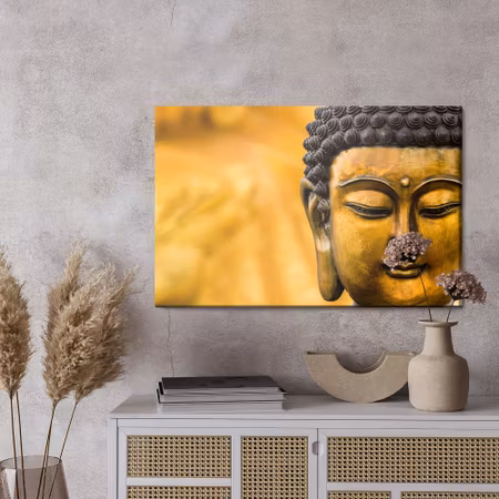 Canvastavla - Buddha statue