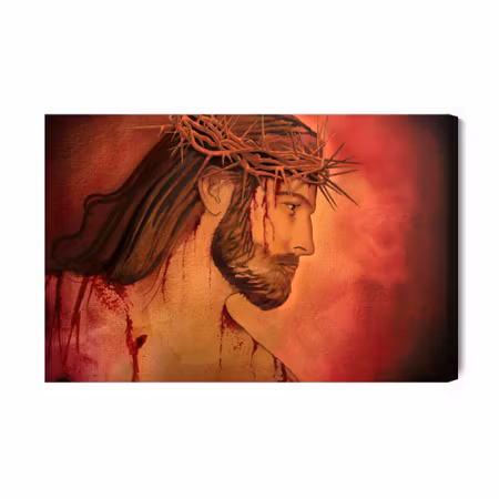 Canvastavla - Jesus crucified