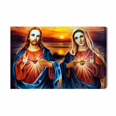 Canvastavla - Mother of god with jesus