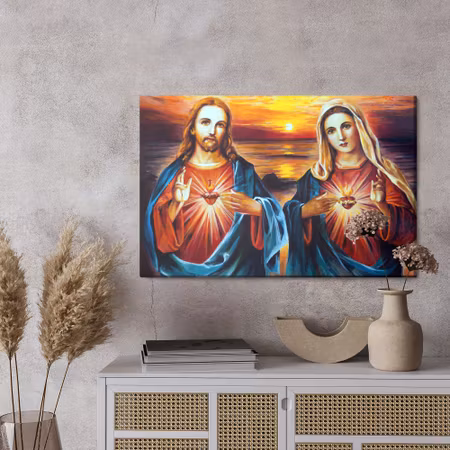 Canvastavla - Mother of god with jesus