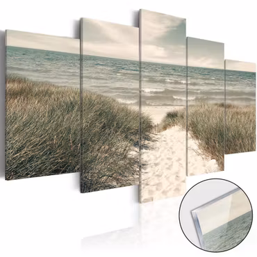 Akrylglastavla - Quiet Beach
