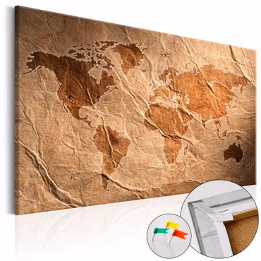 Anslagstavla - Paper map