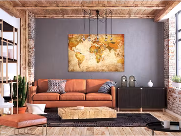 Anslagstavla - World map time travel