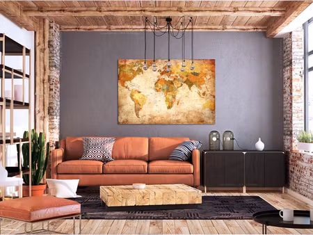Anslagstavla - World map time travel
