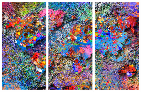 Anslagstavla - Colourful whirl