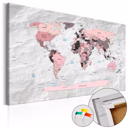 Anslagstavla - Pink continents