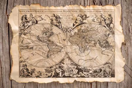 Anslagstavla - Map of the past