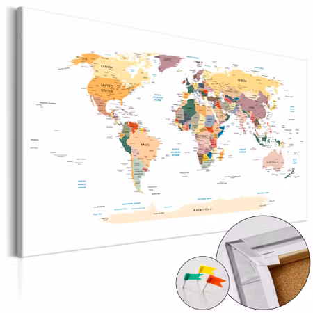 Anslagstavla - World map