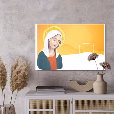 Canvastavla - Portrait of the Blessed Virgin Mary
