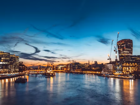Canvastavla - Multipart River Thames in Great