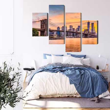 Canvastavla - Multipart New York City Panoramic