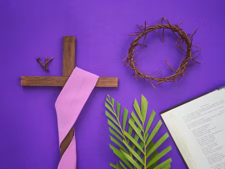 Canvastavla - Lenten Symbols