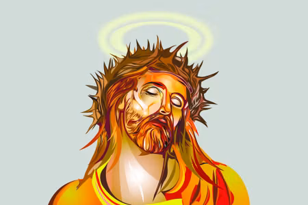 Canvastavla - Portrait of Christ