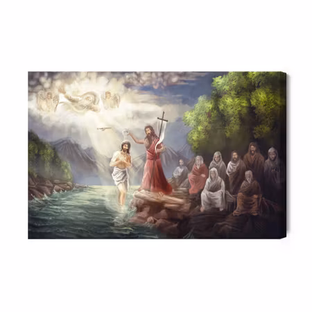 Canvastavla - The Baptism of the Lord