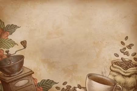 Canvastavla - Retro Coffee