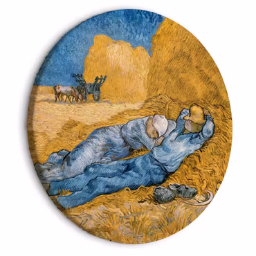 Rund canvastavla - Vincent van Gogh