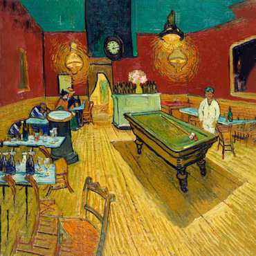 Rund canvastavla - Vincent van Gogh - The night