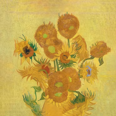 Rund canvastavla - Vincent van Gogh - still life