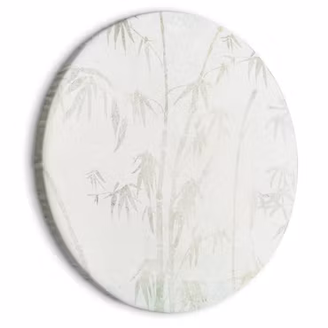 Rund canvastavla - Bamboo forest
