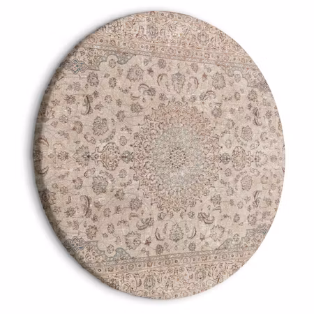 Rund canvastavla - Sand carpet