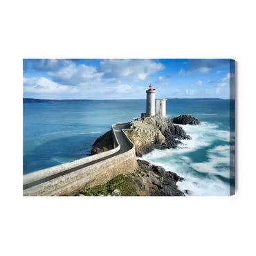 Canvastavla - A Lighthouse in France