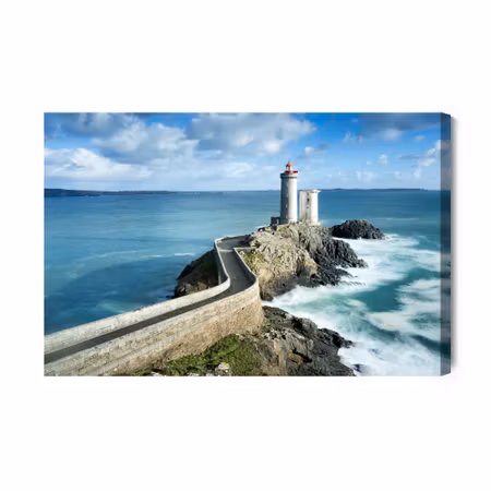 Canvastavla - A Lighthouse in France