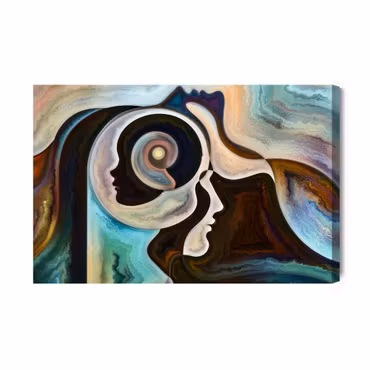 Canvastavla - Abstraction of the Human Being