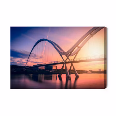Canvastavla - Infinity Bridge Uk